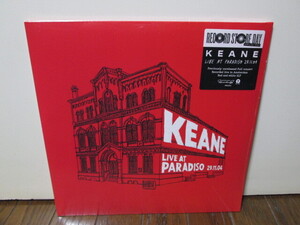 sealed 未開封 EU-original Live at Paradiso 29.11.2004 2LP(analog)＜RECORD STORE DAY限定盤＞ Keane アナログレコード vinyl