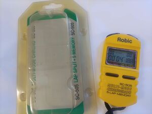 ☆Robic(ロビック)　ストップウォッチ　SC-505　モータースポーツ　陸上競技　☆送料無料☆〇