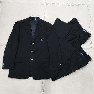 A623/T1001( used ) Tochigi prefecture deer marsh hing south high school man . uniform 3 point /165A/W76/ blaser / winter summer trousers /COLLEGE ACE/ winter clothes / summer clothing / school uniform / junior high school /. industry raw goods 