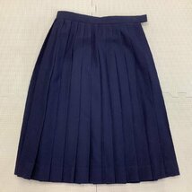 I547/(中古)兵庫方面 女子制服3点 /校名不明/小さめ/10/W64/丈60/セーラー/スカート/パータイ/白3本/冬服/紺/学生服/中学/高校/女子_画像3