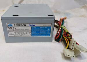 **CODEGEN 300W power supply unit (300X1) output has confirmed, present condition goods ** postage (520 jpy )