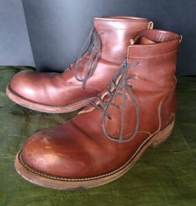 KAZUYUKI KUMAGAI ATTACHMENT leather boots Color:Brown size:26cm