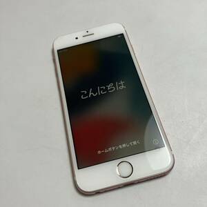 ②ip6s 初期化済み SIMロックあり 利用制限◯ iPhone6s 64GB MQ792J/A バッテリー76% Apple アップル ローズゴールド スマートフォン