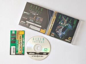  Sega Saturn Чужой трилогия obi есть Sega Saturn SS Alien Trilogy