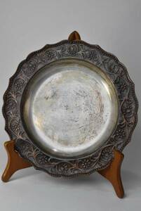 昭和４年　天皇陛下行幸記念銅製皿　極珍品