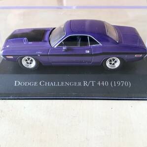 デアゴスティーニ 1/43 2台◆シボレー カマロ Chevrolet CAMARO Z28 (1977) / ダッジ チャレンジャー DODGE CHALLENGER R/T 440 (1970)の画像2