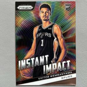 1円スタート Victor Wembanyama 2023 Panini Prizm Instant Impact Rookie Spurs ビクター・ウェンバンヤマ ルーキーカードの画像1
