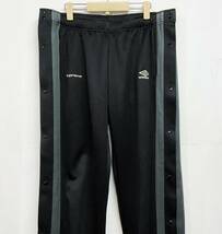 XXLサイズ◆Supreme / Umbro Break-Away Track Pant シュプリーム アンブロ トラックパンツ Black 黒 サイドボタン バスパン_画像4