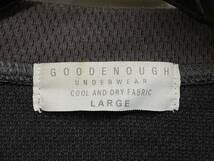 Lサイズ◆GOOD ENOUGH｜グッドイナフ COOL AND DRY FABRIC サーマル カットソー C.Gray チャコールグレー_画像5