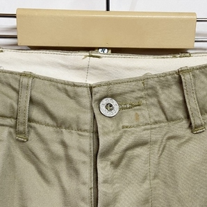 33サイズ◆BUZZ RICKSON'S | バズリクソンズ "EARLY MILITARY CHINOS 1942 MODEL" チノパンツ BEIGEの画像4