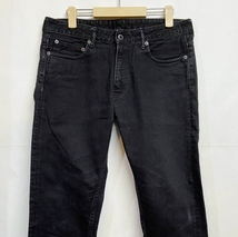 サイズ32◆日本製 JAPAN BLUE JEANS ジャパンブルージーンズ ストレッチジーンズ ブラック デニムパンツ ジーパン J6121J01_画像2