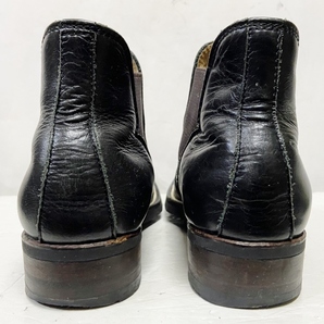 CEDAR CREST セダークレスト サイドゴア レザーショートブーツ ブラック 靴の画像5
