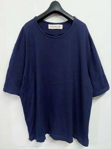 4サイズ◆POLYPLOID ポリプロイド DRAW CORD T-SHIRT TYPE-C ドローコード メッシュ Tシャツ Navy ネイビー 半袖 カットソー