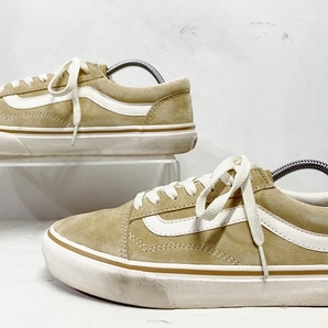 US8/26cm◆VANS OLD SKOOL V36CF SUEDE MILK TEA ヴァンズ バンズ オールドスクール スエード ミルクティー ベージュ スニーカー 靴の画像4