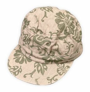 STUSSY CAPZ Stussy Work колпак шляпа лен linen Chanel Logo .. меньше ремень регулировщик [ta-1034]
