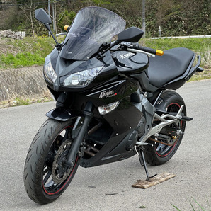 ニンジャ400R Ninja400R 17000km 絶好調 車検R8/5迄!! お引き取り、全国陸送、フェリー発送OK！！ WirusWinマフラーの画像5