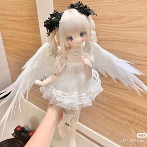 BJDドール用 ウィング 羽翼 MDD/kumako/MSDサイズ通用 1/4 撮影道具 球体関節人形 dollの画像1