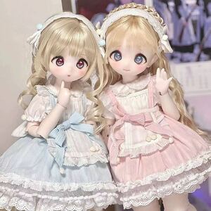 BJDドール用衣装セット MDD/kumako/MSDサイズ通用 双子 全2色 球体関節人形 doll