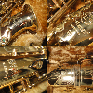 ■HENRI SELMER PARIS MarkVII 1980年フランス製 彫刻有 H.セルマー アルトサックス マーク7 ビンテージ 全体的に美品状態 #フラセルⅦⅥ■の画像3