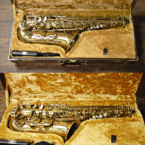 ■HENRI SELMER PARIS MarkVII 1980年フランス製 彫刻有 H.セルマー アルトサックス マーク7 ビンテージ 全体的に美品状態 #フラセルⅦⅥ■の画像2