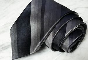 699 jpy ~ Calvin Klein necktie black gray gradation pattern (GB1)