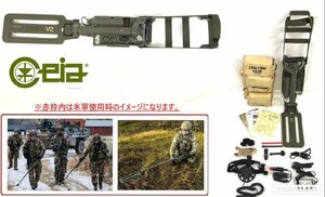 【米軍放出品】金属探知機 メタルディテクター Ceia CMD 2.00 収納バッグ付き 地雷探知機 USMC トレジャーハンティング(100)XD10FK-2#24