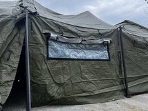 SALE【米軍放出品】☆シェルター 大型テント ミリタリー 指揮所テント 軍用テント キャンプ アウトドア 野営 イベント 防災 集会所 ☆WL22D_画像9