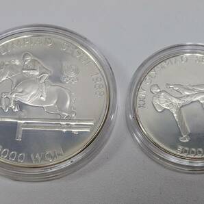 ソウルオリンピック 記念コイン 10000ウォン 5000ウォン 2枚セット 1988年の画像2