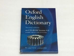 Oxford English Dictionary 2nd Edition V4.0 oxford English dictionary no. 2 version V4.0 CD-ROM 2 sheets set (EPWING)