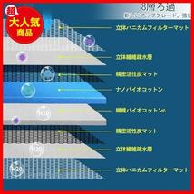 ★30×120×2cm★ 濾過マット 水槽フィルターマット 過材 ろ過ウールマット 8D立体マット 8層ろ過綿 水槽 フィルター 水質浄化_画像3