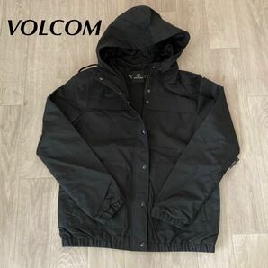 VOLCOM ボルコム レディース ナイロンジャケット ウィンドブレーカー Sサイズ 黒