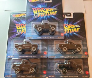 HotWheels ホットウィール Back To The Future TOYOTA PICKUP TRUCK トヨタ ピックアップトラック 5台セット #2