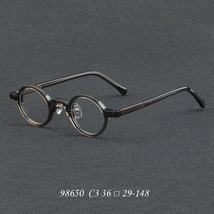 特価★送料無料 人気の眼鏡 超軽量フレーム眼鏡 円形型 復旧型 文芸型 メガネフレーム ファッション ケース付き カラー選択可 C039_画像1