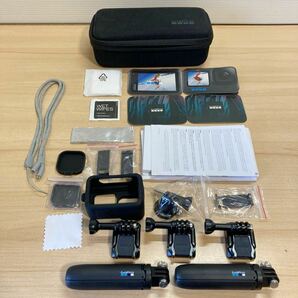 GoPro ゴープロ アクセサリー ※本体欠品 付属品 美品 アクションカム用三脚 等 ケース付き (4-2)の画像1