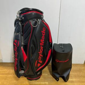 TaylorMade テーラーメイド キャディバッグ SY202 ブラック/レッド ゴルフ ゴルフバック golf 練習 コース 趣味 キャディー バック 