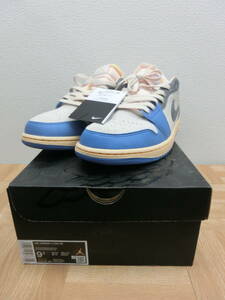 km/451657/2402/ナイキ　NIKE　AIR JORDAN 1 LOW　ローカットスニーカー　DZ5376-469/グレー×ブルー/サイズ27.5ｃｍ/未使用品