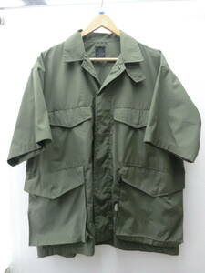 es/441972/2404/ダイワ　DAIWA　TECH FRENCH MIL FIELD SHIRTS　半袖シャツ　BE-85221S/カーキ/サイズM