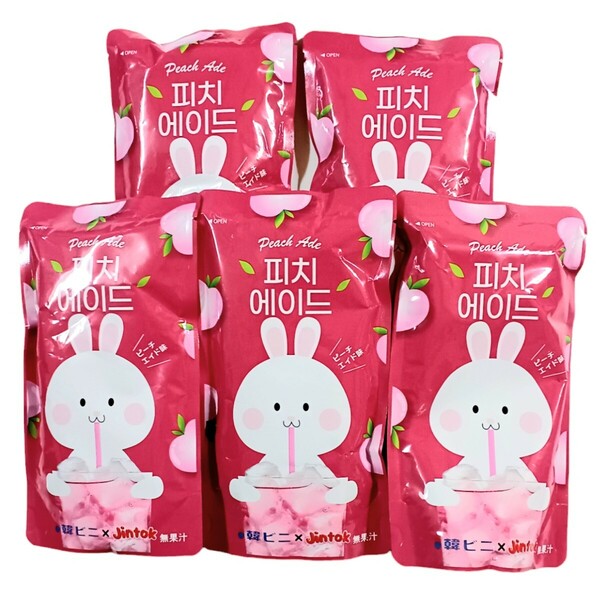 韓国パウチエイド ピーチエイド味5袋セット(230ml)