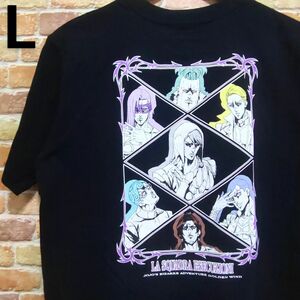 【新品】ジョジョの奇妙な冒険 Tシャツ ブラック L パープル