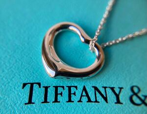 Tiffany＆co. ティファニー　オープンハート　Sサイズ　スモール　シルバーネックレス　Ag925