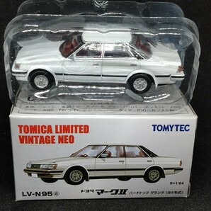 【トミカ リミテッド ヴィンテージ ネオ LV-N 95a】 トヨタ マークⅡ ハードトップ グランデ 1984年式 白（ホワイト）の画像7