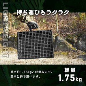 【即決1円】BBQ コンロ ソロキャンプ 折り畳み バーベキュー 卓上型 グリル 小型 コンパクト キャンプ バーベキューコンロ 新品 未使用の画像7