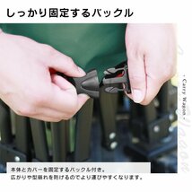 キャリーワゴン キャリーカート 折りたたみ 耐荷重100kg 極太タイヤ アウトドア ワゴン カート 頑丈 軽量 道具入れ mermont 新品 未使用_画像7