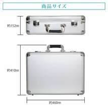 アタッシュケース アルミ A3 A4 B5 軽量 アルミアタッシュケース スーツケース アタッシュ ケース メンズアタッシュケース 新品 未使用_画像7