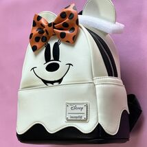 【Loungefly】ディズニー おばけ ミニー ハロウィーン ゴースト バックパック ラウンジフライ US Disney Backpack ハロウィン リュック_画像6