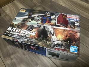 【未組み立て】HG origin版　ガンダム　RX-78-2 ガンプラ　機動戦士ガンダム THE ORIGIN