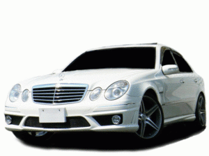 ◇W211　E63LOOK フロントバンパースポイラー　FOGセット ・211-2