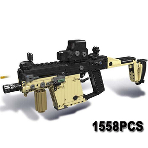 クリスヴェクター　ベクター　デザイン　サブマシンガン　1558ピース　レゴ互換　ブロック　アメリカ軍　KRISS Vector●ＢＲ１４