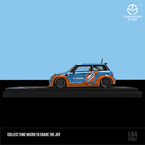 送料無料 1/64 Time Micro MINICOOPER ミニクーパー LBWK Gulf timemicro タイムマイクロ カスタム●Ｍ５２の画像3