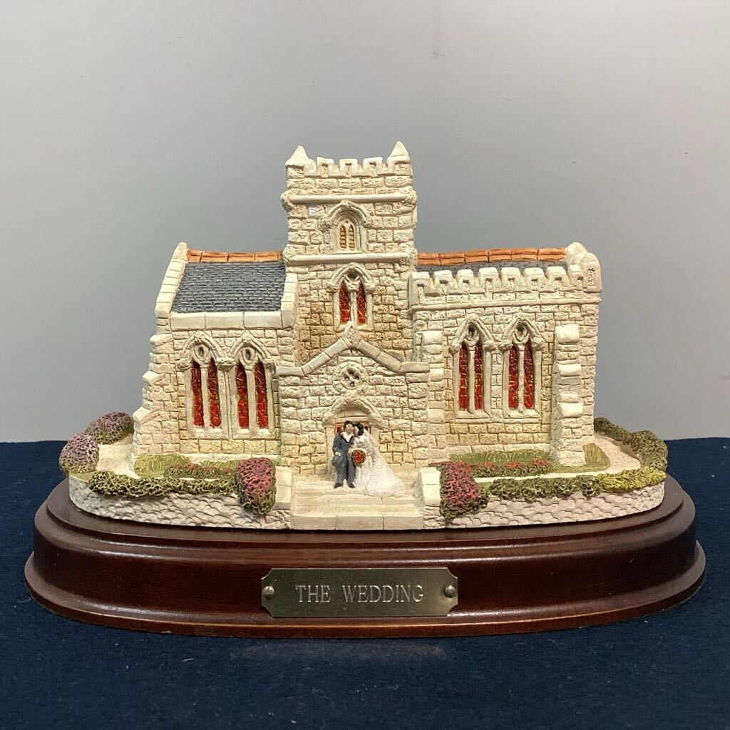 y422 FRASER CREATIONS Miniature House THE WEDDING Made in Scotland Handmade Ornament Object Interior Wedding Church Used, handmade works, interior, miscellaneous goods, ornament, object